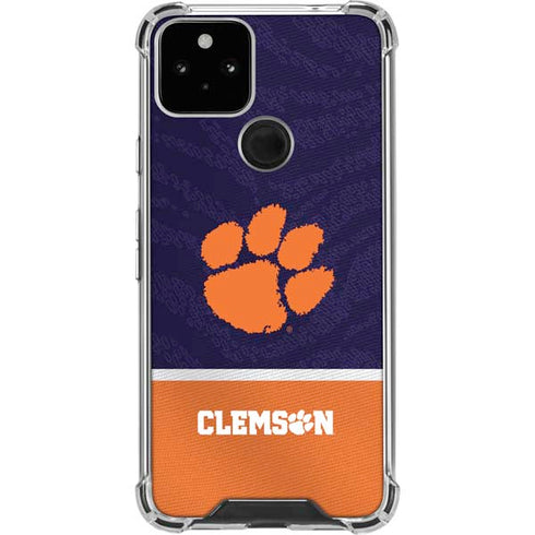 Clemson University Paw Logo Google Pixel 5 Clear Case